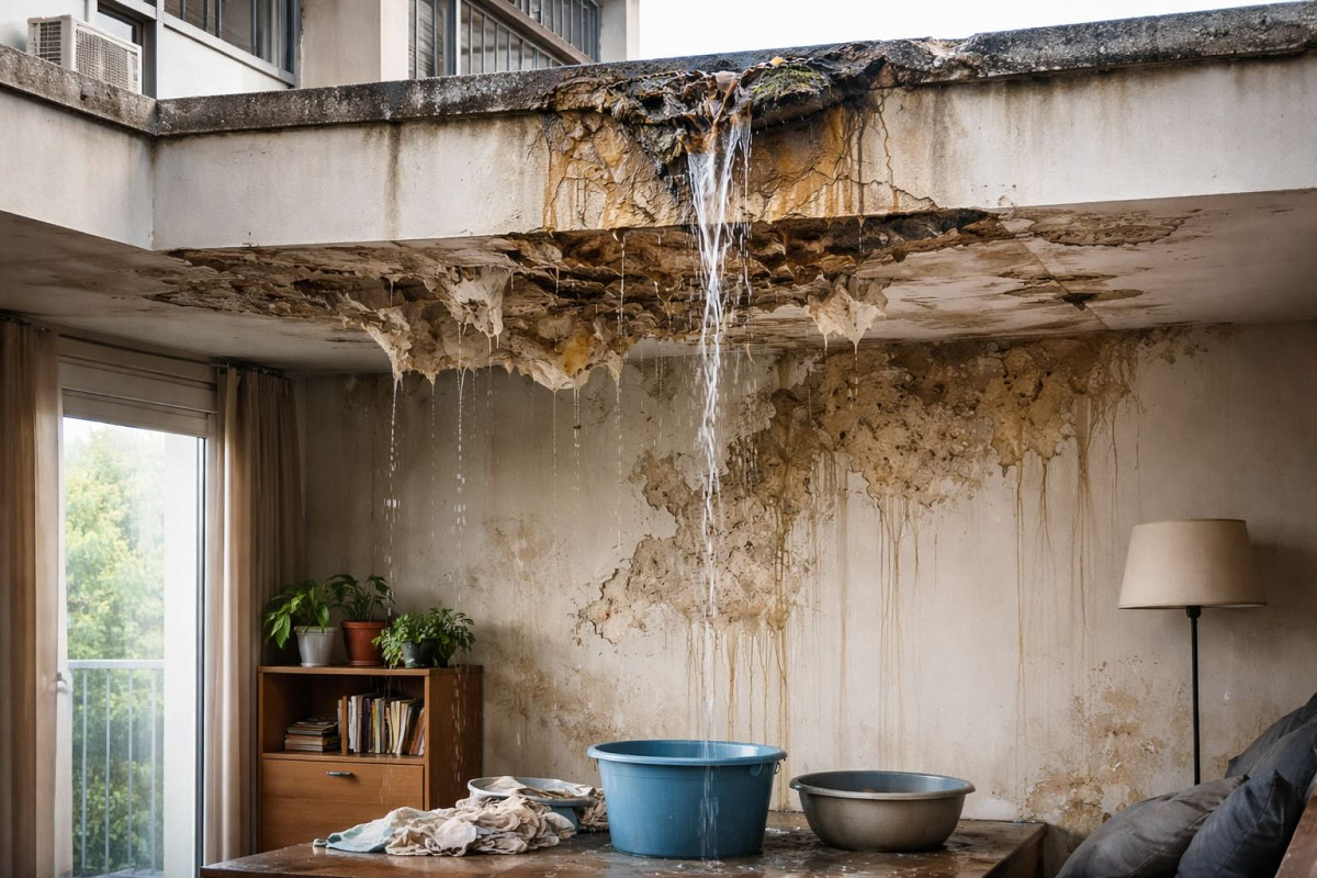 Infiltrazioni in condominio: il Tribunale di Roma condanna al risarcimento integrale e applica la penale per ogni giorno di ritardo